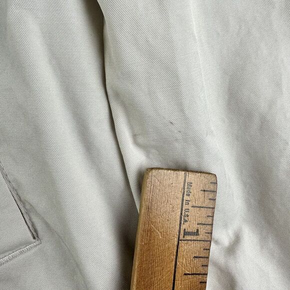 Nike Bomber Jacket Mens Large Cream Essentials Full Zip Lightweight Sportswear* - Picture 6 of 16